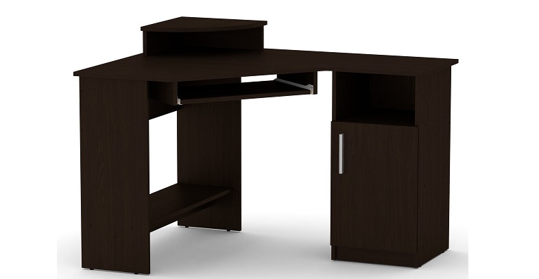 стол СУ-1 венге, угловой компьютерный стол,